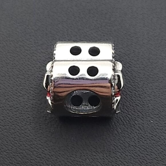 Heart-Shaped Cheers! Charm with Couple Toasting (NWOT) - Picture 2 of 4